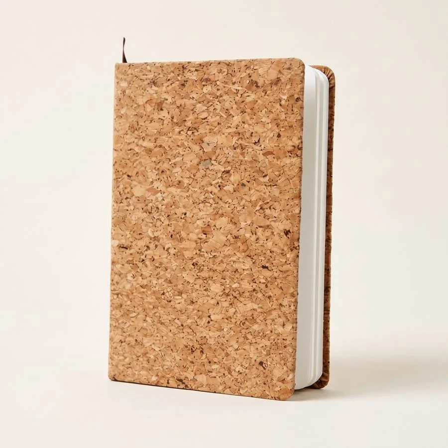 Fabric Diary: natural cork diaries for corporate gifting