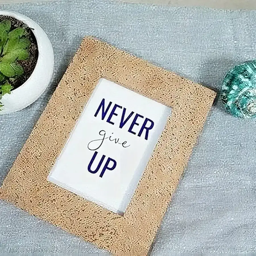Photo Frame Natural: natural cork photo frames for corporate gifting
