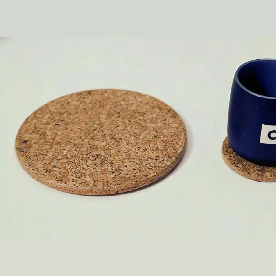 Trivets Natural Set of 2: natural cork trivets for hotels, restaurants and cafes