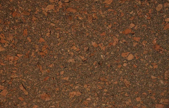 Burnt Terracotta cork wall panel swatch