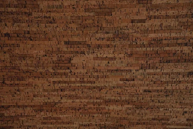 Natural Cedar cork wall panel swatch