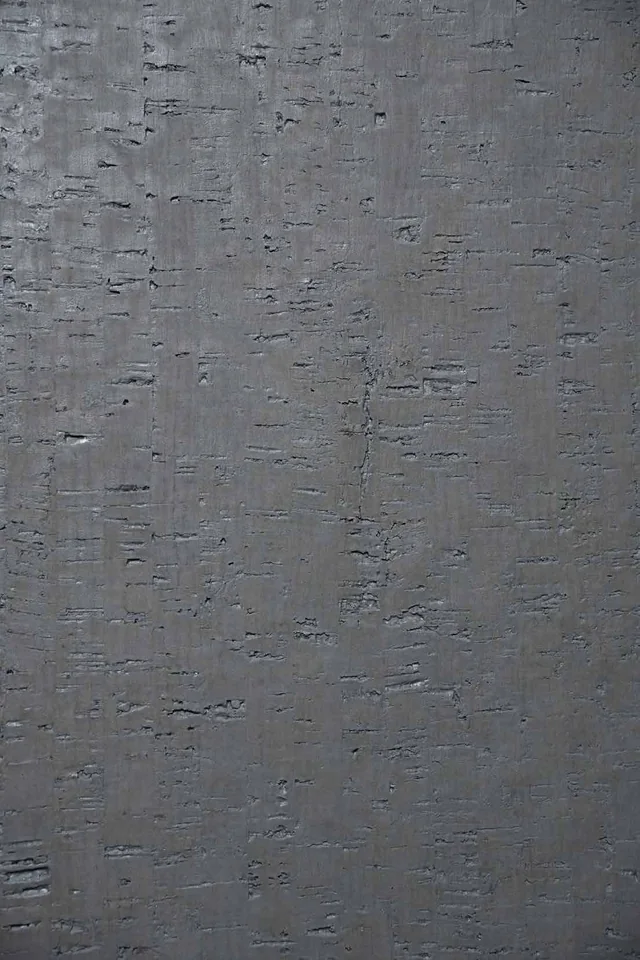 Titanium Slate cork wall panel swatch