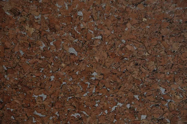 Burnished Copper cork wall panel swatch
