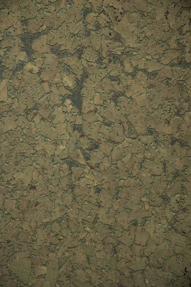 Verdigris Silk cork wall panel swatch